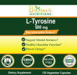 (image for) Biotech Nutritions L-Tyrosine 500 mg 120 Vegetable Capsules