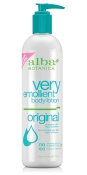 Alba Botanica Very Emollient Body Lotion Original 12 oz