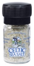 Light Grey Celtic Sea Salt Mini Grinder 1.8 Oz