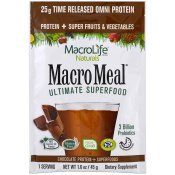 Macrolife Naturals, MacroMeal Chocolate Protein 1.6 oz