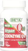 Deva Vegan Coenzyme Q10 100 Mg 90 Count