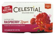 Celestial Seasonings Raspberry Zinger Herbal Tea 20 ct