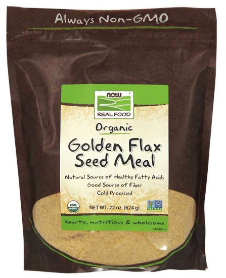 (image for) Golden Flax Seed Meal, Certified Organic - 22 oz