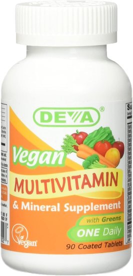 (image for) Deva Vegan Multivitamin & Mineral One Daily 90 Tablets