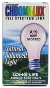 Chromalux Lumiram Full Spectrum 60 Watt Frosted Light Bulb