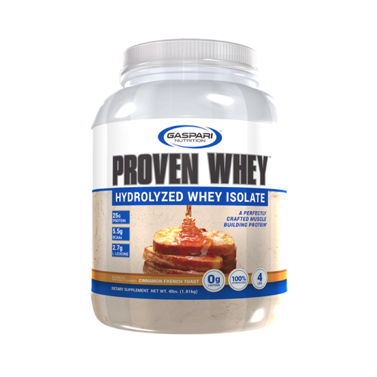 (image for) Gaspari Nutrition Proven Whey Cinnamon French Toast 4 lbs