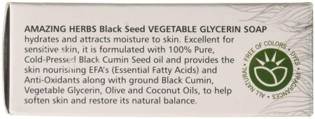 (image for) Amazing Herbs Black Seed Vegetable Glycerin Soap 4.25 oz