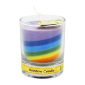 Aloha Bay Aloha Bay Votive Jar Candle Rainbow 12 Count