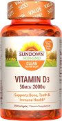 Sundown Naturals D3 2000 IU Softgels 350 Count