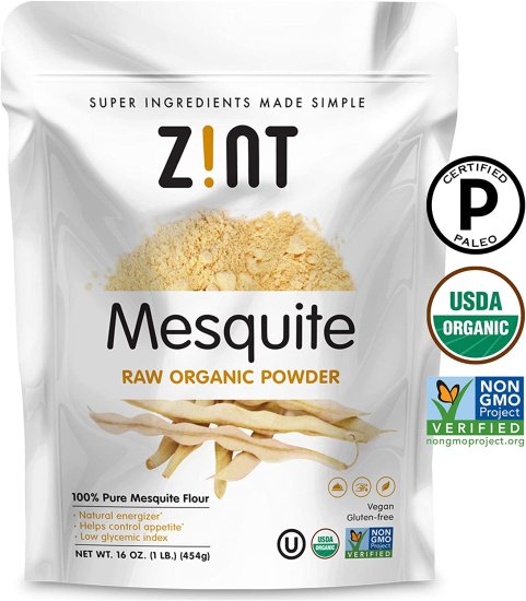 (image for) Zint Nutrition Mesquite Organic Powder 16 oz