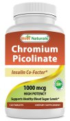 Best Naturals Chromium Picolinate 1000 mcg 120 Tablets