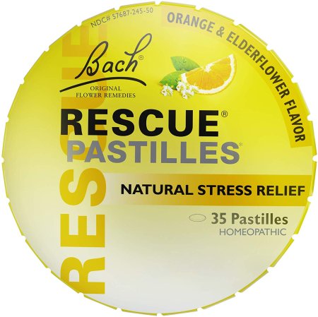 (image for) Bach Stress Relief Orange & Elderberry Original 35 Pastilles