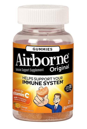 (image for) Airborne Assorted Fruit Flavored 21 Gummies