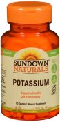 Sundown Naturals Multi-Source Potassium Tablets 90 Count