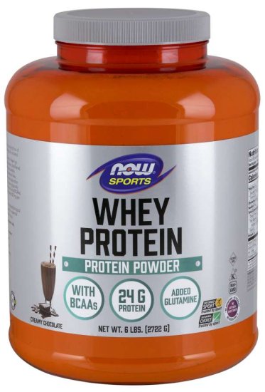 (image for) Now Foods Whey Protein Chocolate 6 lb