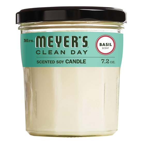 (image for) Mrs. Meyer\'s Clean Day Scented Soy Candle Basil 7.2 oz