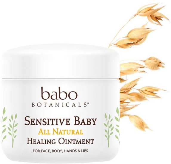 (image for) Babo Botanicals Sensitive Baby All Natural Healing Ointment 4 oz