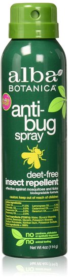 (image for) Alba Botanica Anti-Bug Spray Deet Free 4 fl oz