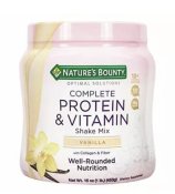 Optimal Solutions Complete Protein & Vitamin Shake Mix Vanilla 16oz