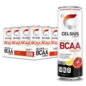 Celsius BCAA + Energy Drinks 12 oz Blood Orange Lemonade 12 ct