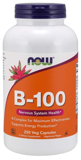 (image for) Now Foods B-100 Caps 250 Vcaps