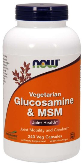 (image for) Now Foods Glucosamine & MSM 240 Veg Capsules