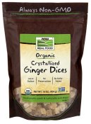 Ginger Dices Crystallized - 16 oz