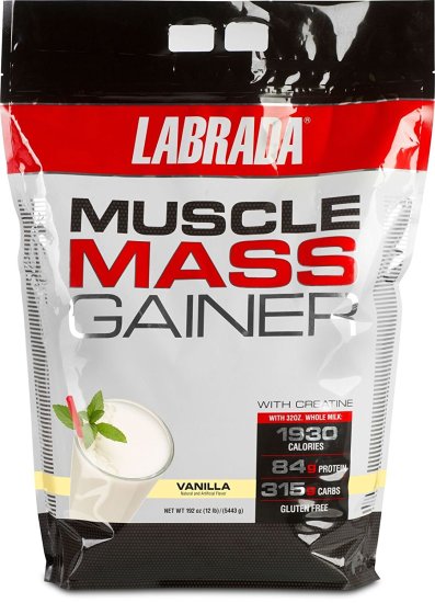 (image for) Muscle Mass Gainer Vanilla 12 lbs