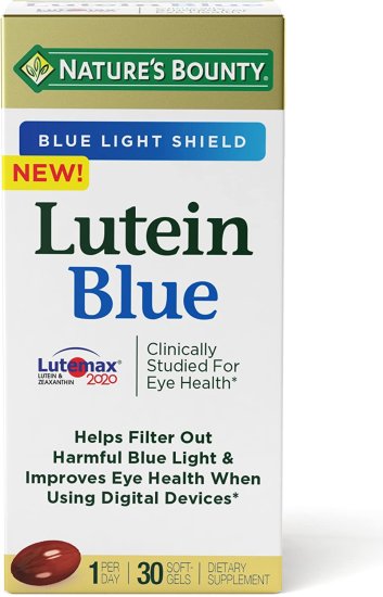 (image for) Nature\'s Bounty Lutein Blue 30 Count