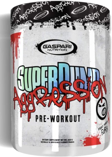 (image for) Gaspari Nutrition Super Pump Aggression Mayhem Mango 25 Servings