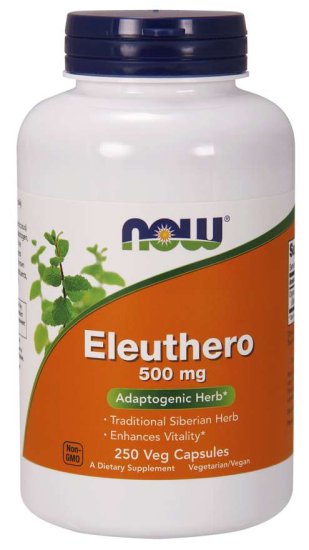 (image for) Eleuthero 500 mg - 250 Capsules