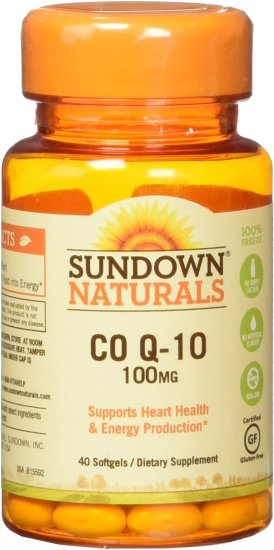 (image for) Sundown Naturals Co Q10 100 mg Softgels 40 Count