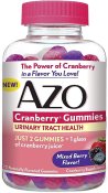 Azo Cranberry Gummies Mixed Berry Flavor 72 Count