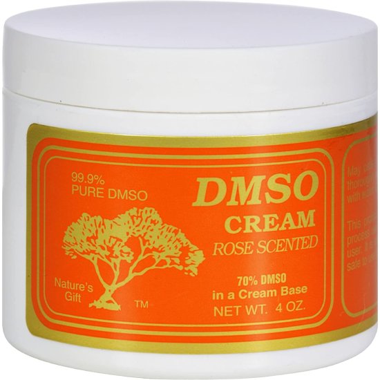 (image for) DMSO Cream Rose Scented 4 oz