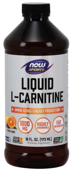 (image for) Now Foods Carnitine Liquid Citrus 16 oz