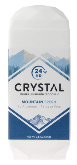 (image for) Crystal Mineral Enriched Solid Deodorant Mountain Fresh 2.5 Oz