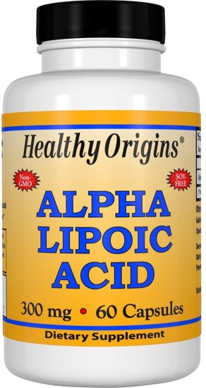 (image for) Healthy Origins Alpha Lipoic Acid 300 mg 60 Capsules