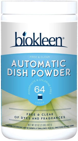 (image for) Biokleen Auto Dish Powder Free & Clear 32 oz