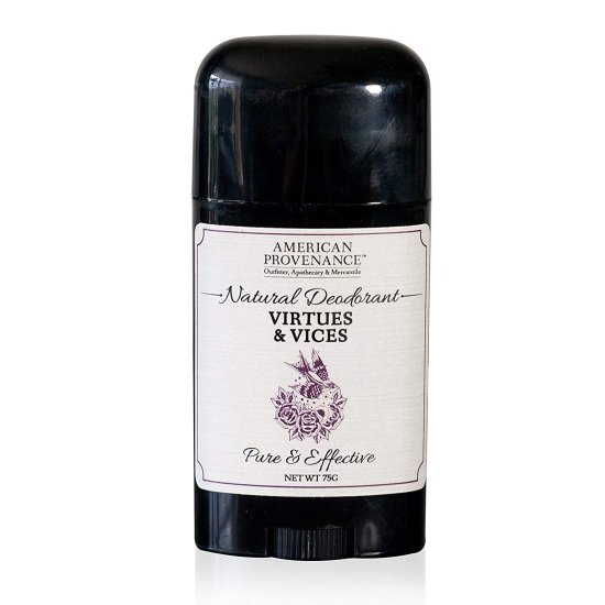 (image for) American Provenance Women Deodorant, Virtues & Vices 2.65 oz