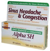 Boericke and Tafel Alpha SH Sinus Headache, 40 Count