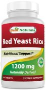 Best Naturals Red Yeast Rice 1200 mg 60 Tablets