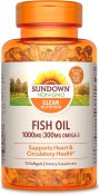 Sundown Naturals Fish Oil 1000 mg Softgels 72ct