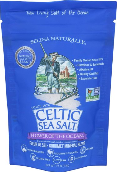 (image for) CELTIC SEA SALT Resealable Bag Flower of Ocean 4 oz