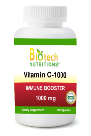 Biotech Nutritions Vitamin C-1000 1000 mg 60 Vegetable Capsules