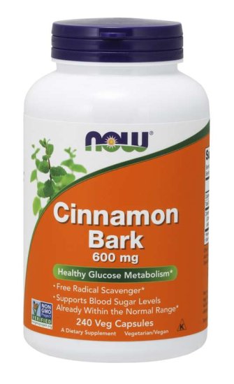 (image for) Cinnamon Bark 600 mg - 240 Capsules