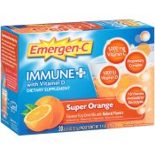 Emergen-C Immune+ with Vitamin D Orange 30 Packets