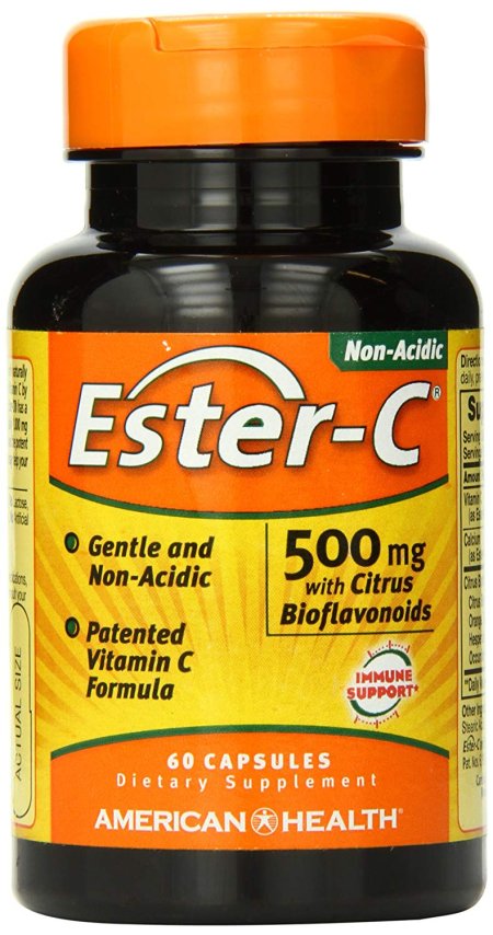 (image for) American Health Ester-C 500 mg Citrus Bioflavonoids 60 Capsules