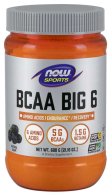 Now Foods Bcaa Big 6 Powder - Grape Flavor 600 G