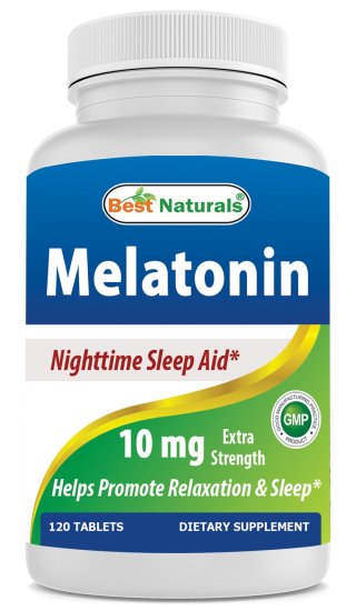 (image for) Best Naturals Melatonin 10mg 120 Tablets