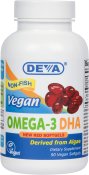 Deva Vegan DHA (Algae) 200mg 90 Count SoftGel